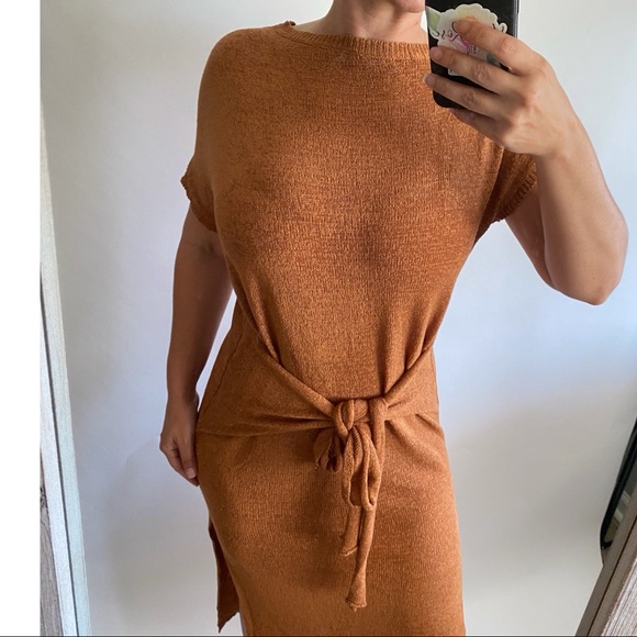 New • Mari •Lightweight Sweater Midi Party Dress - Picture 8 of 11